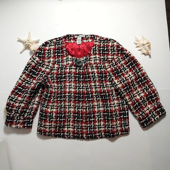 WD-NY Tweed swing Coat - Picture 1 of 4